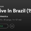 Metallica lança álbum digital com faixas gravadas no Brasil.