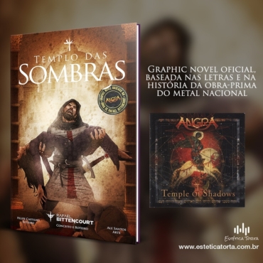 Templo das Sombras: uma graphic novel baseada na obra de Rafael Bittencourt, do Angra