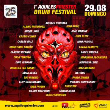 Aquiles Priester reúne bateristas de vários gêneros musicais em festival