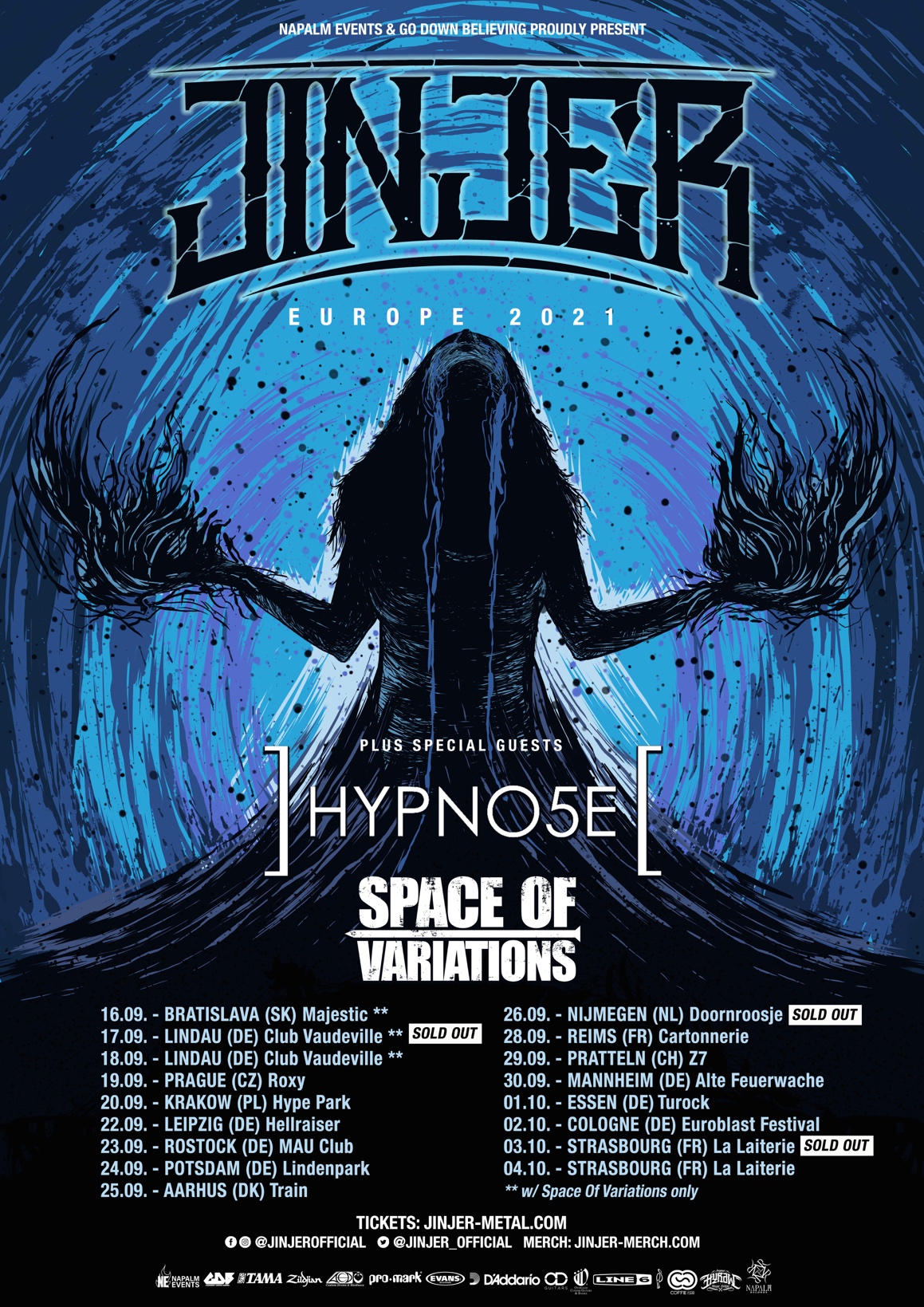 O novo álbum do JINJER, Wallflowers, atinge as paradas em todo o mundo