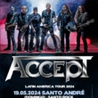 Accept toca em Santo André pela primeira vez no dia 19 de maio