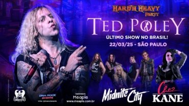 Hard ‘n’ Heavy Party 2025 apresenta Midnite City, Chez Kane e Ted Poley