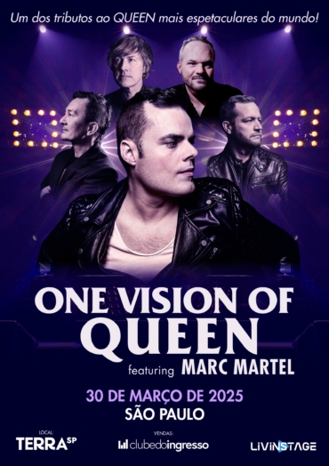 Prepare-se para Uma Noite Inesquecível com Marc Martel e One Vision of Queen em São Paulo